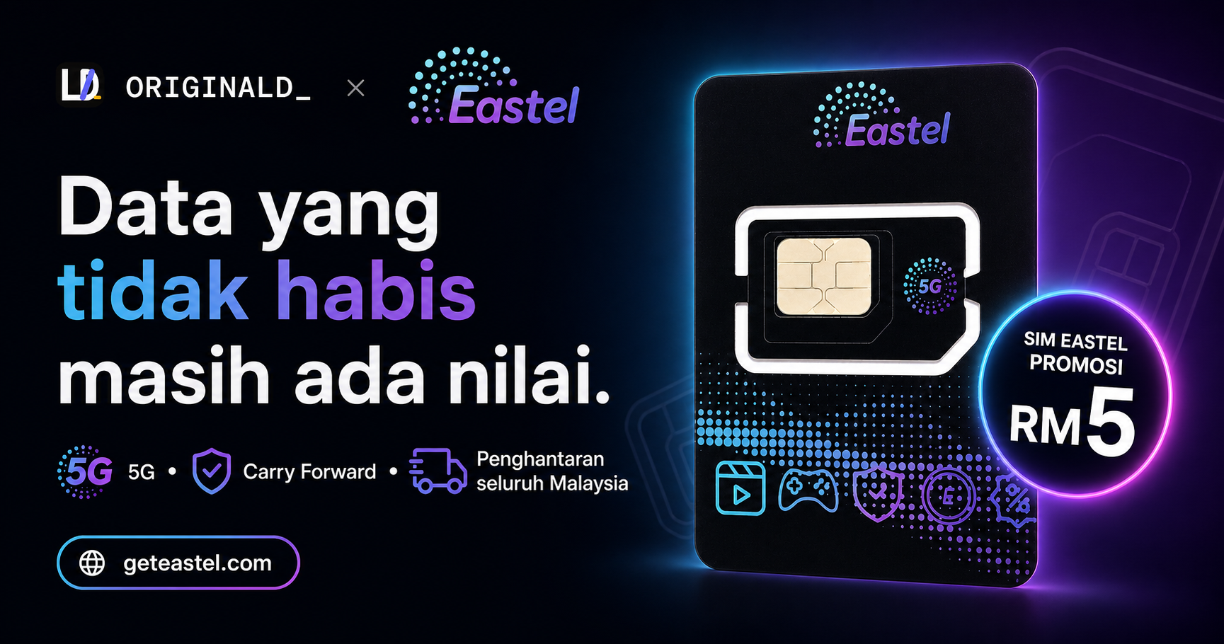 Get Eastel website preview