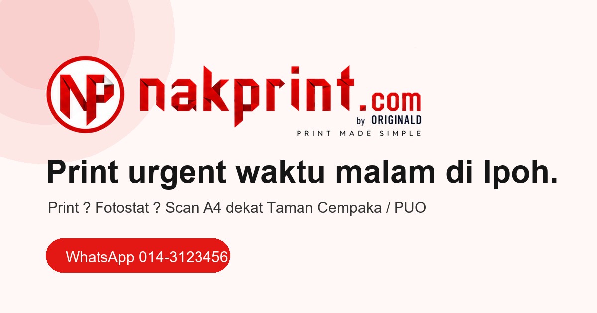 NakPrint website preview
